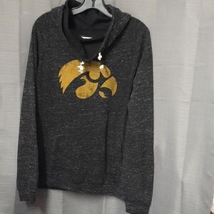 Black speckle cowl neck size XL Sweatshirt